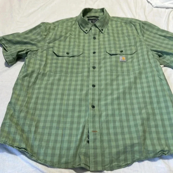 Carhartt TW4625-M Loose Fit Midweight Short Sleeve Shirt Men Size XL - Picture 2 of 6